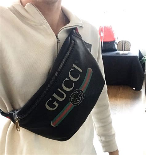 designer fanny pack gucci mens|gucci belt bags for men.